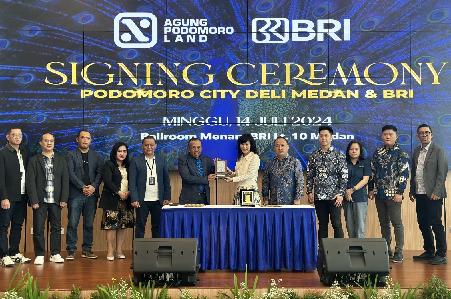 BANK BRI & PODOMORO CITY DELI MEDAN MENDATANGANI PERJANJIAN KERJASAMA PEMBIAYAAN KEPEMILIKAN APARTEMEN